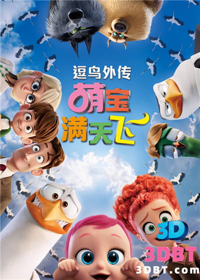 3D动画片《逗鸟外传：萌宝满天飞》3D 左右格式 高清 3DStorks 网盘 下载